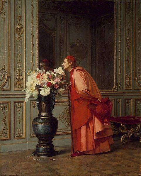 Jehan Georges Vibert An Embarrassment of Choices, or A Difficult Choice